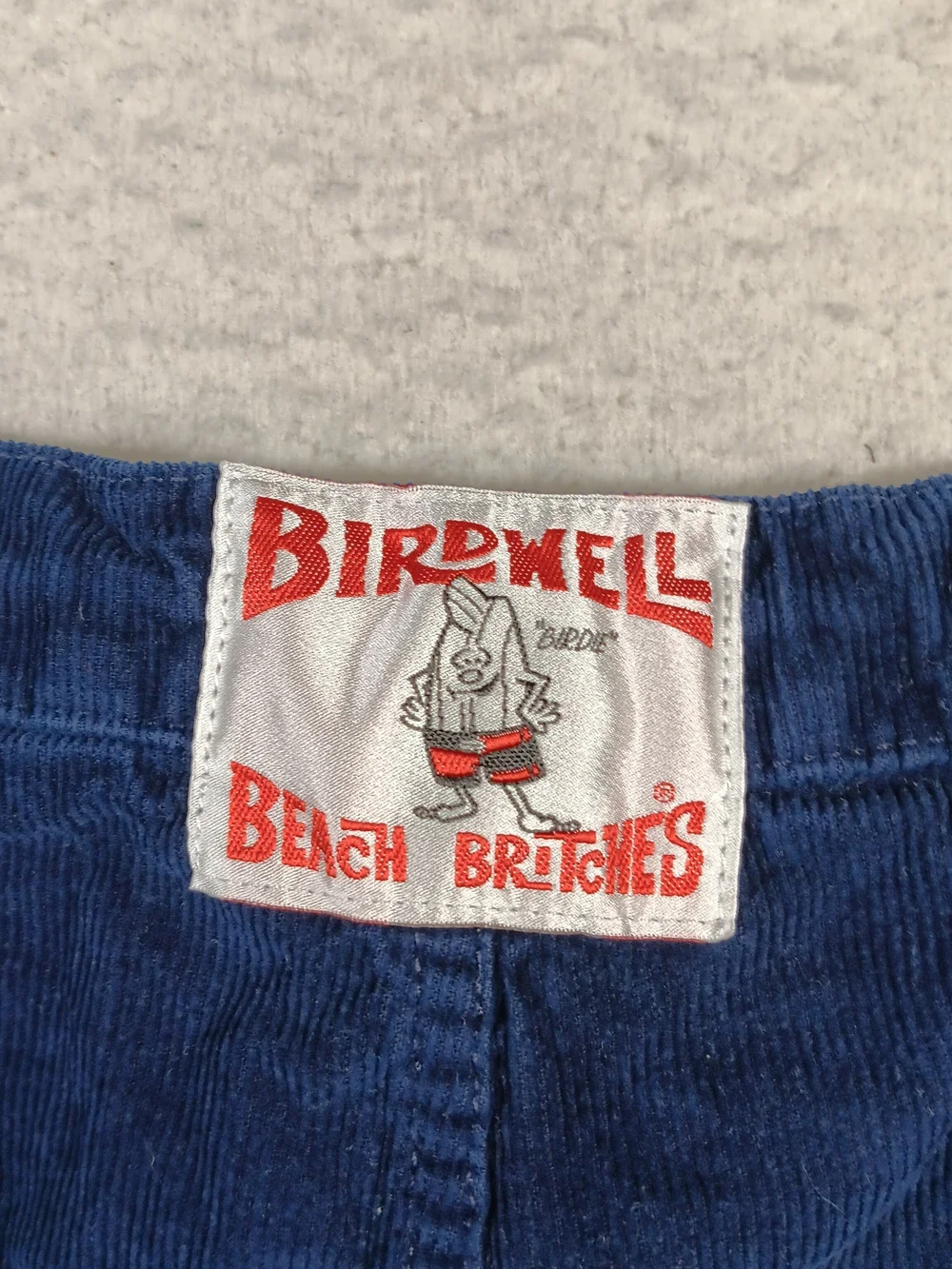 Birdwell Beach Britches Shorts Mens 36 Blue Classic Corduroy 5